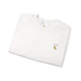 White t-shirt with a banana logo on a white background