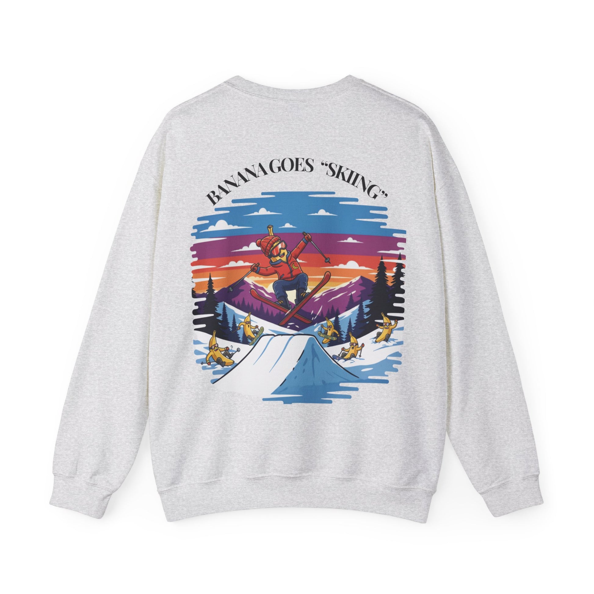 Skiing Sweater Cozy Streetwear Crewneck 